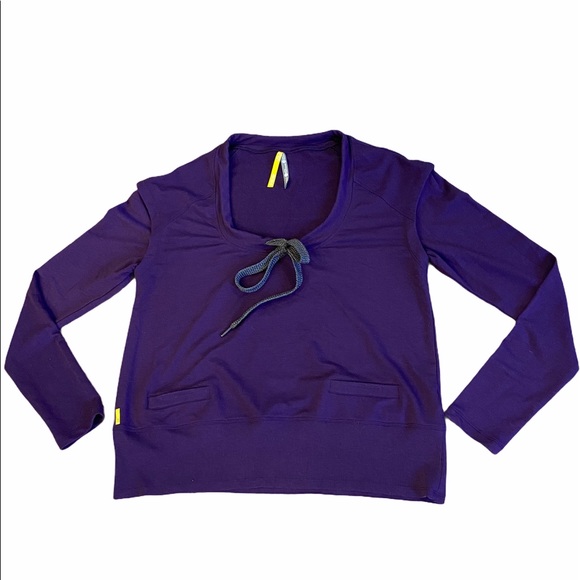 LOLE Scoop neck Purple Fall Winter Long Sleeve Sweater Size Medium EUC - Picture 7 of 7